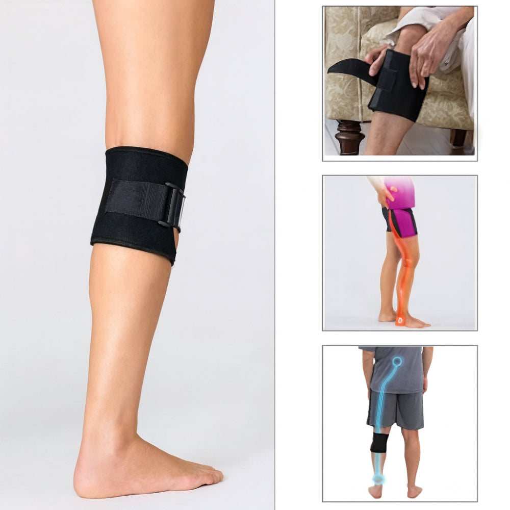 Versatile Knee Support with Compression and Soft Padding