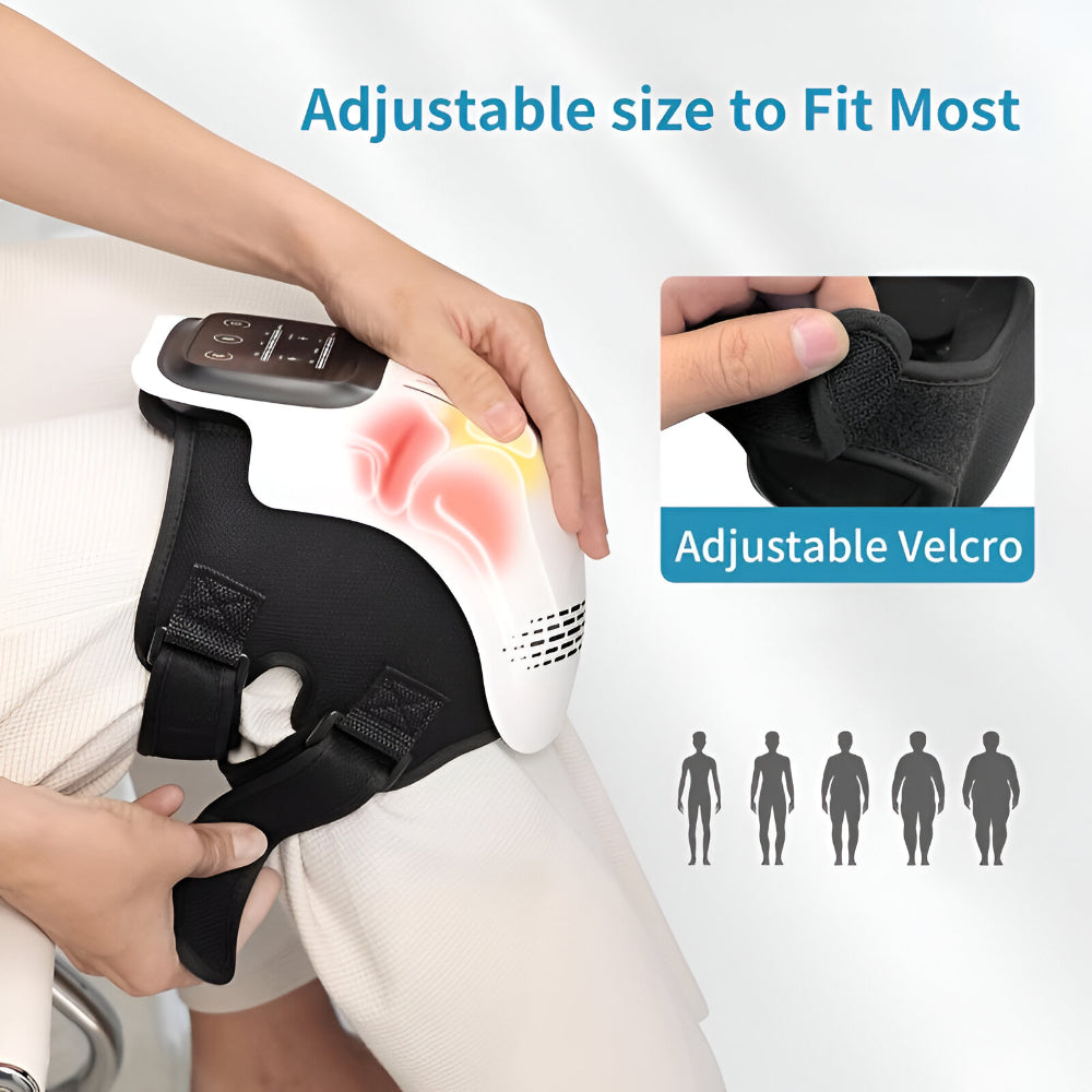 ThermoFlex Knee Comfort Massager with Customizable Support