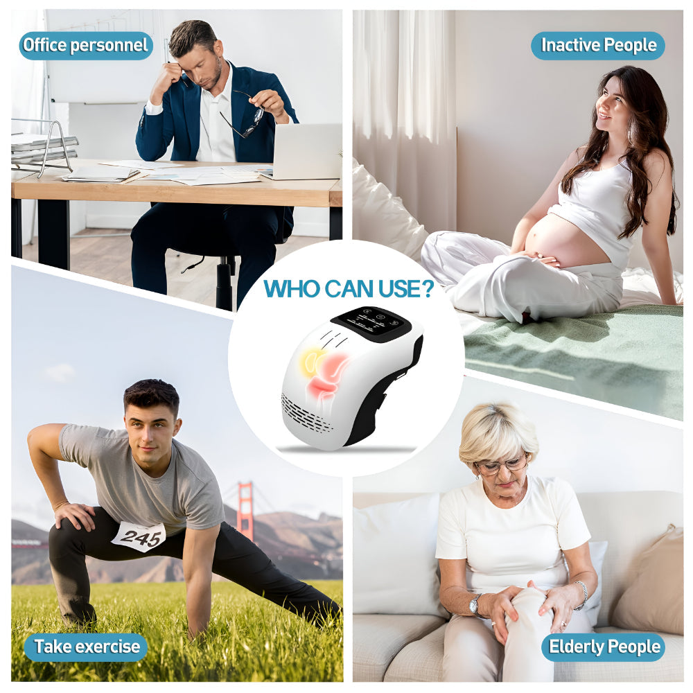 ThermoFlex Knee Comfort Massager with Customizable Support