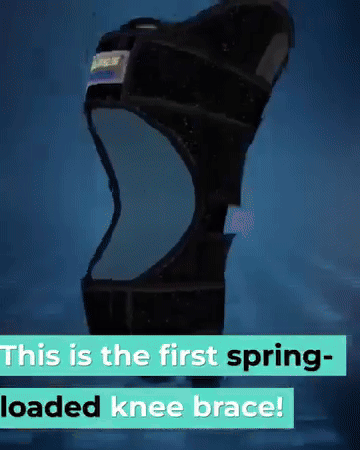 Adjustable Knee Brace with Reinforced Stabilizers for Pain Relief