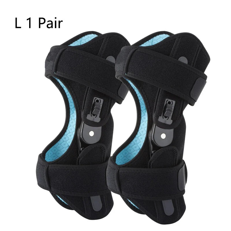 Adjustable Knee Brace with Reinforced Stabilizers for Pain Relief