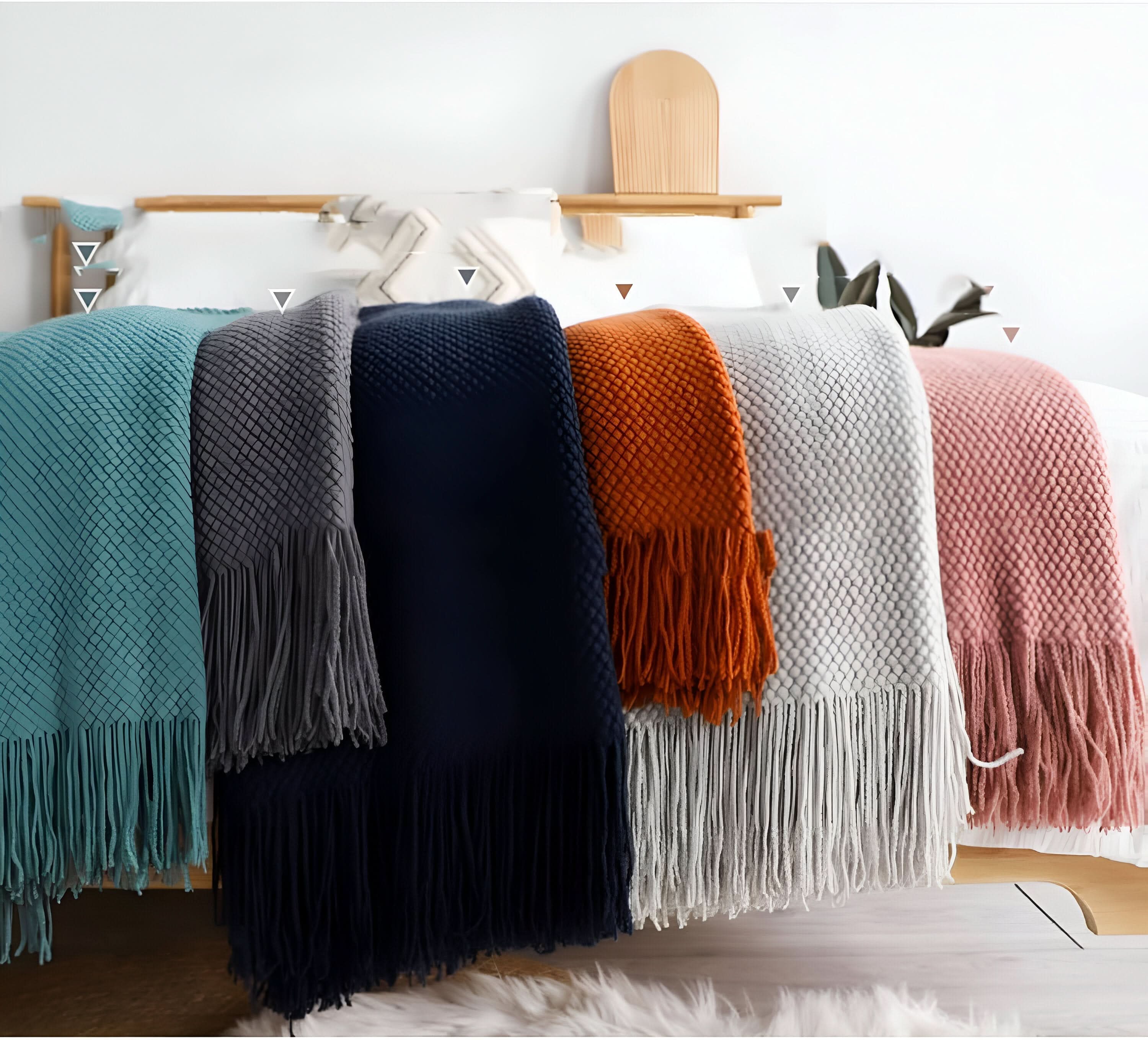 Cozy Fleece Knit Blanket with Soft Lining – Year-Round Comfort