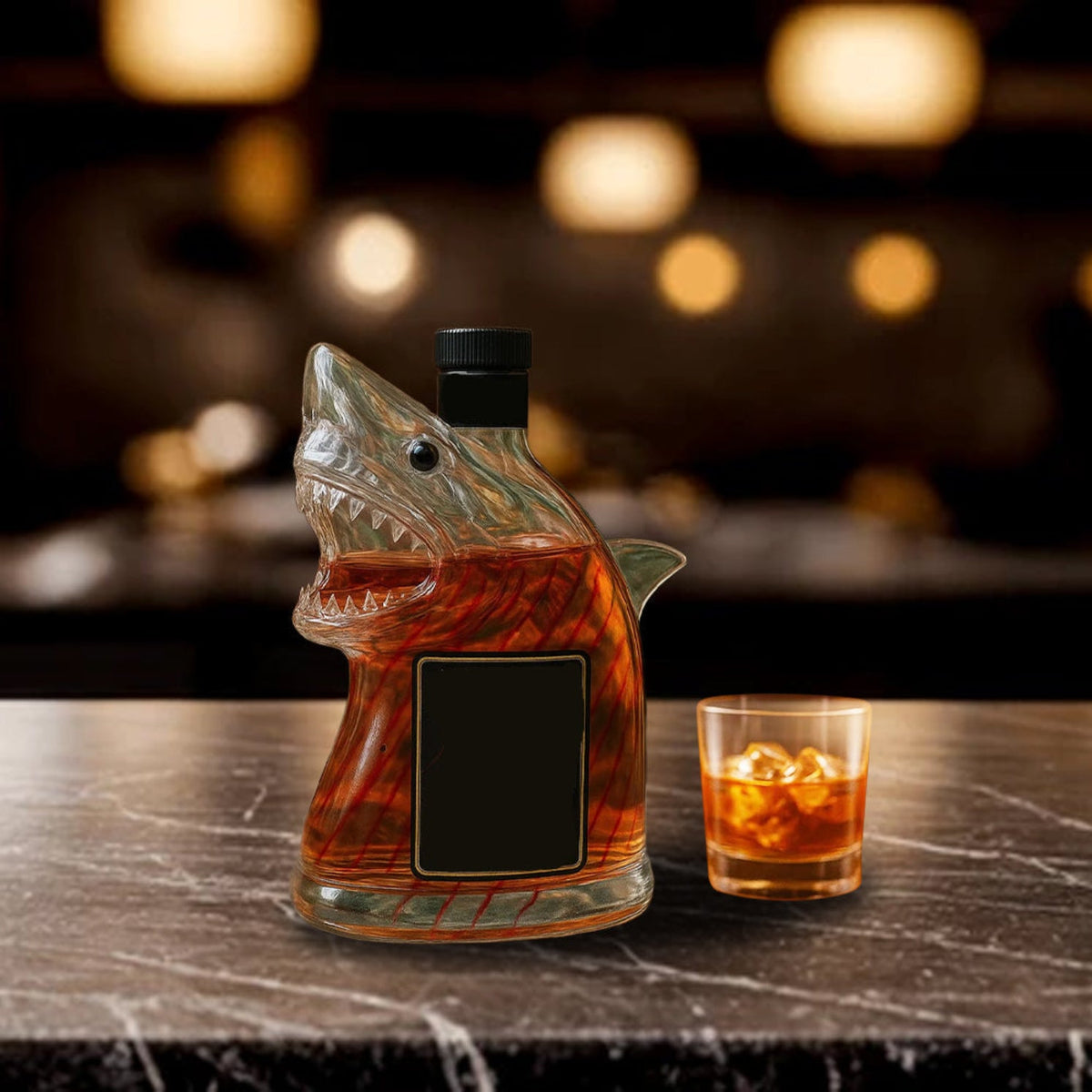 Shark-Inspired Decanter for Film Enthusiasts