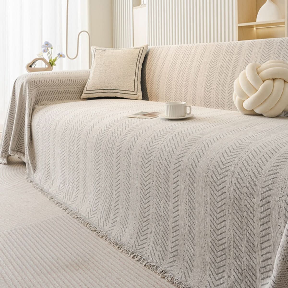 UltraComfort Chenille Sofa Protector - Washable & Pet-Friendly
