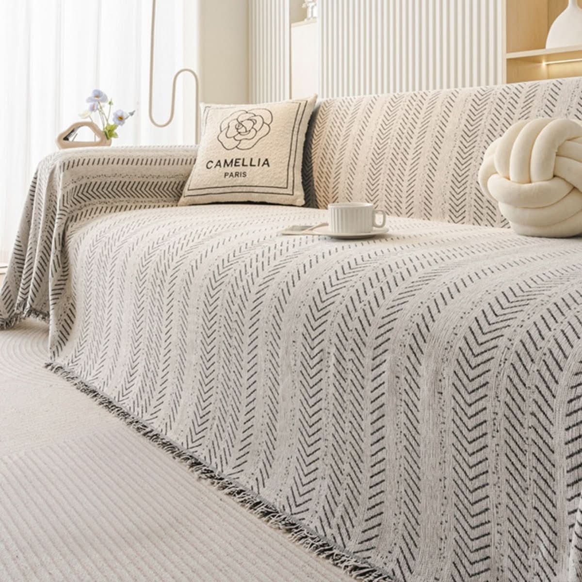 UltraComfort Chenille Sofa Protector - Washable & Pet-Friendly