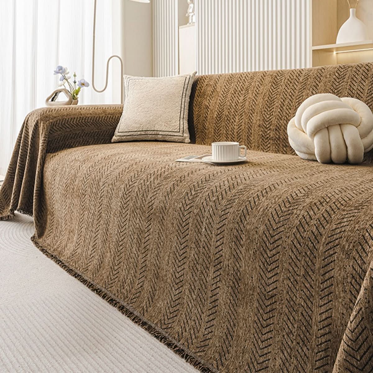 UltraComfort Chenille Sofa Protector - Washable & Pet-Friendly