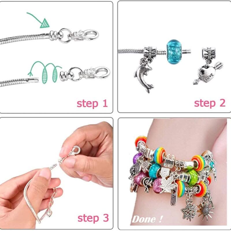 SparkleArt Bracelet Making Kit for Young Creators