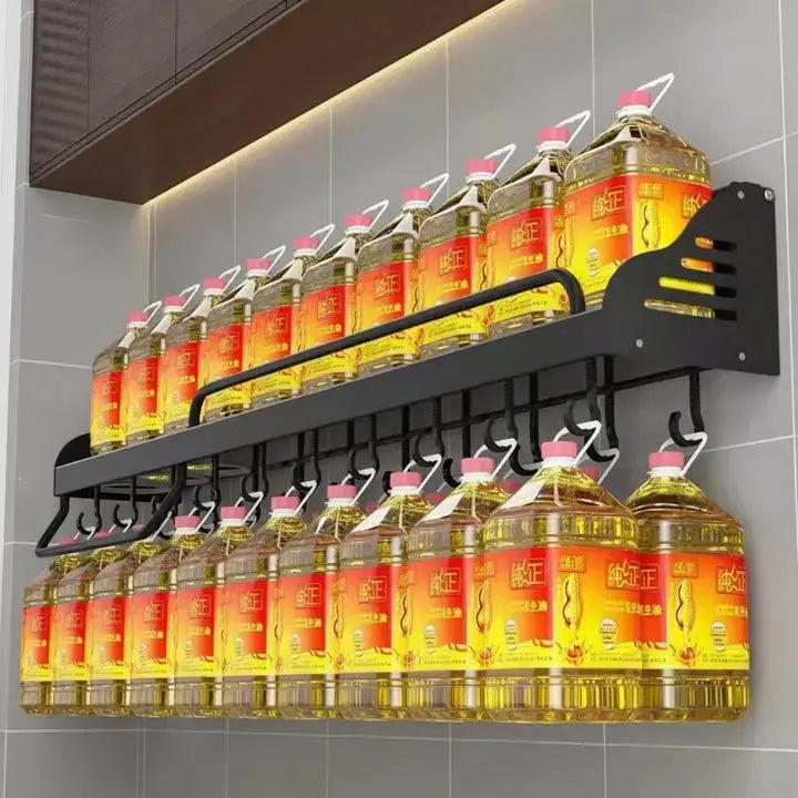 Stylish Wall-Mounted Kitchen Organizer for Effortless Storage