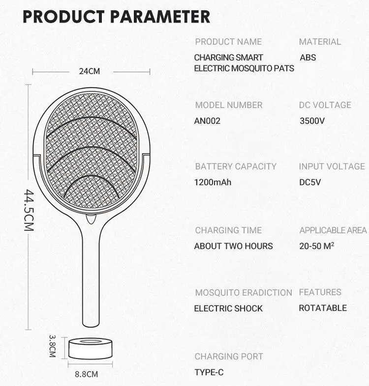 Electric Insect Trap for Mosquito Control