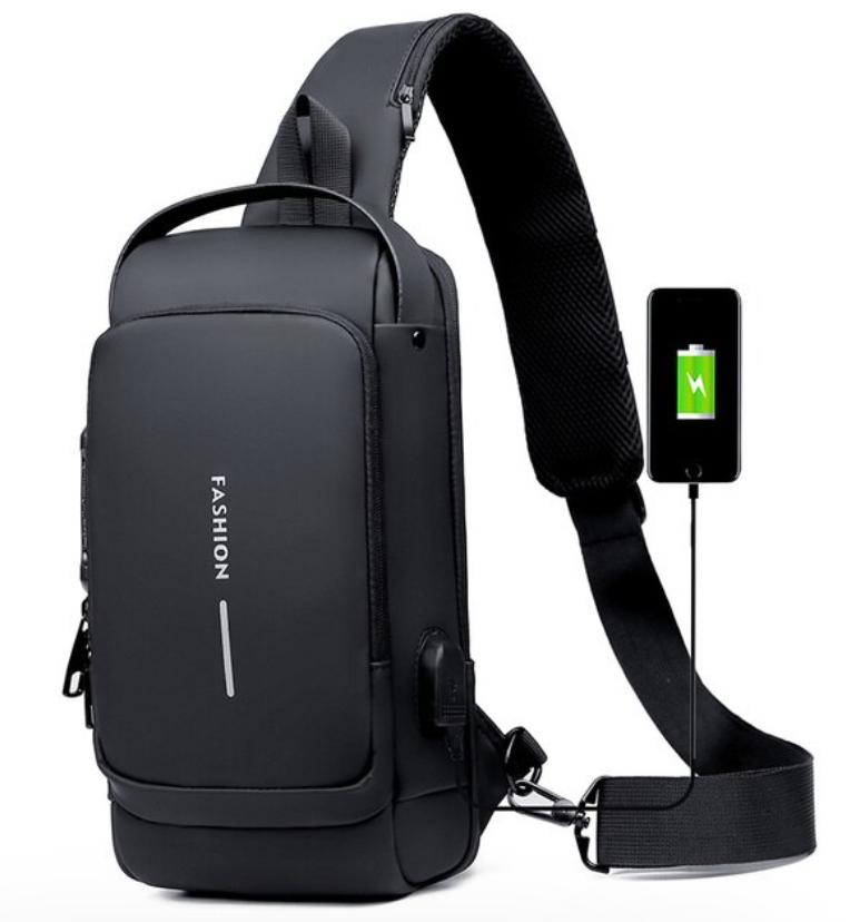 Backpack with Carbon Fiber Design for Theft Protection