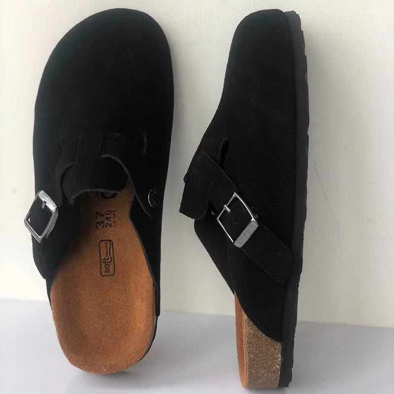 EleganceStep Unisex Leather Sandals for All Occasions