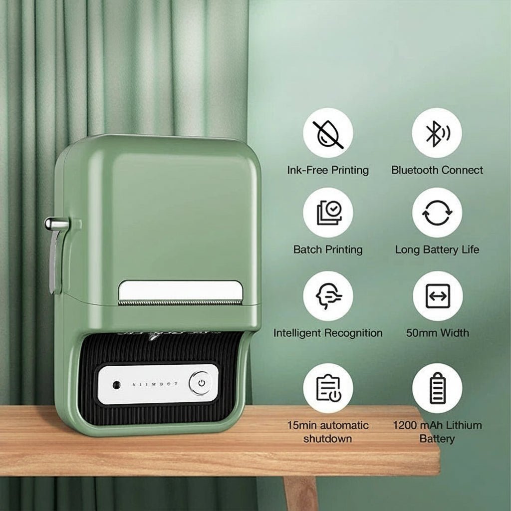 SwiftPrint Portable Wireless Mini Label Maker