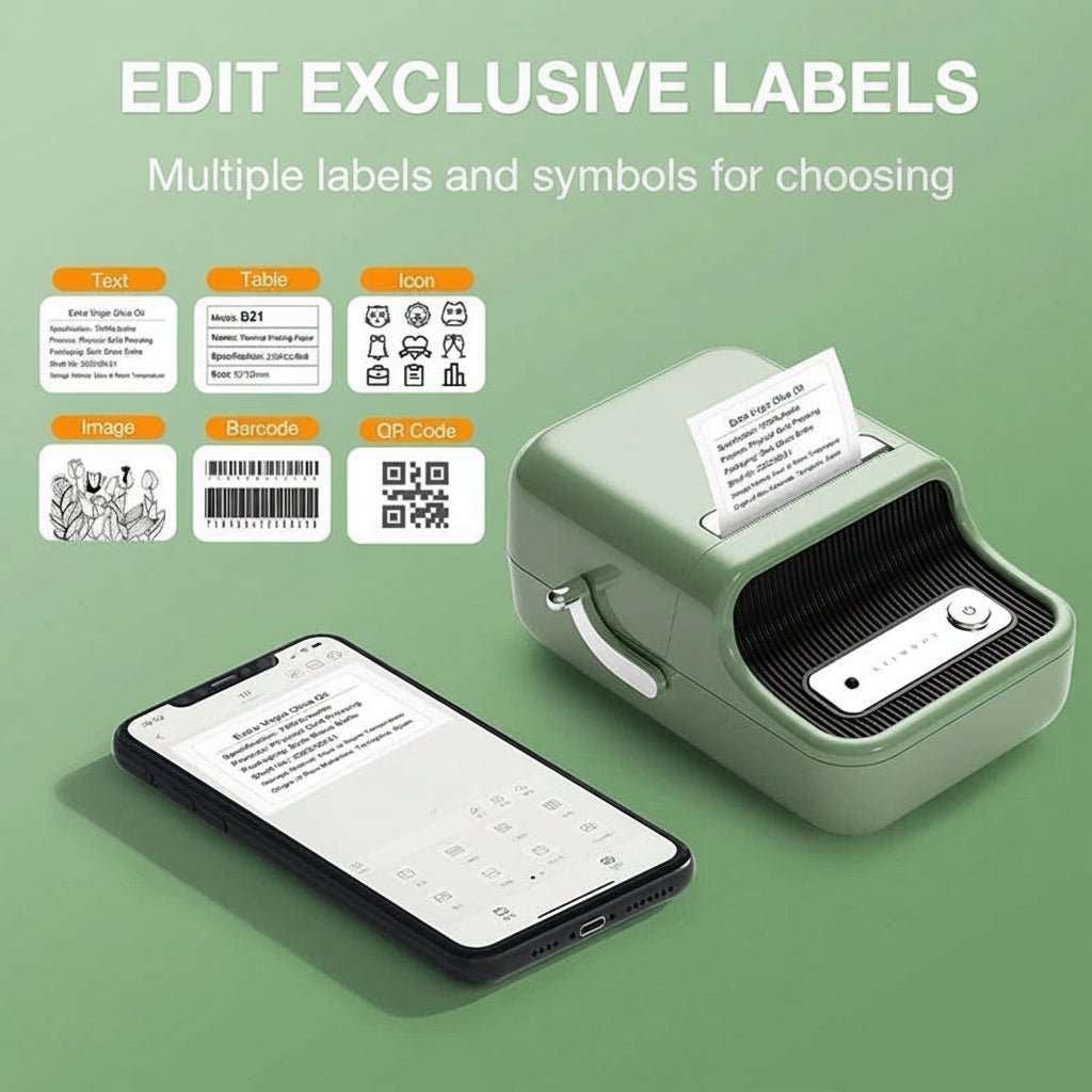 SwiftPrint Portable Wireless Mini Label Maker