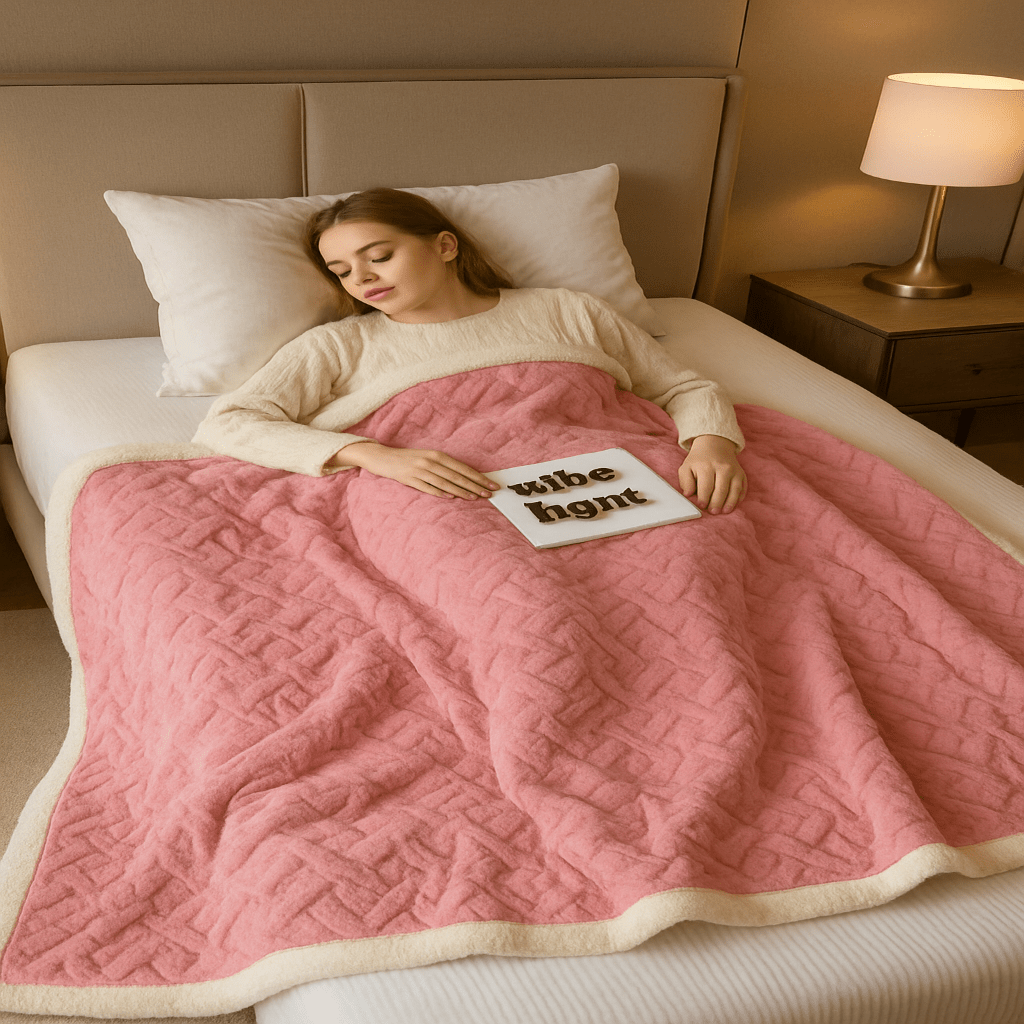 LuxeBlend Soft Wool Blanket for Ultimate Comfort Anywhere
