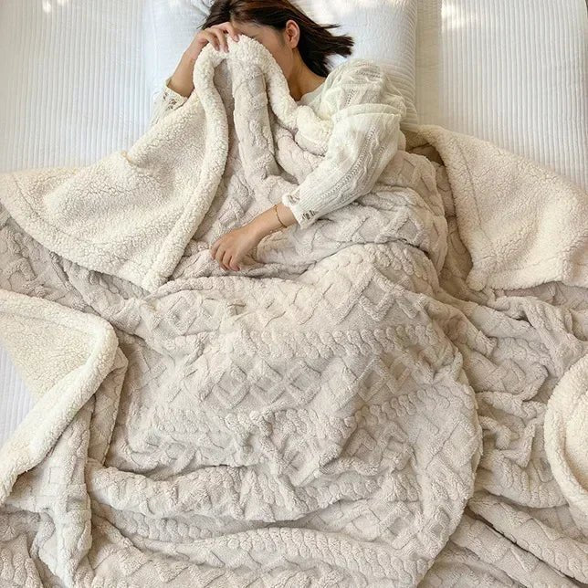 LuxeBlend Soft Wool Blanket for Ultimate Comfort Anywhere