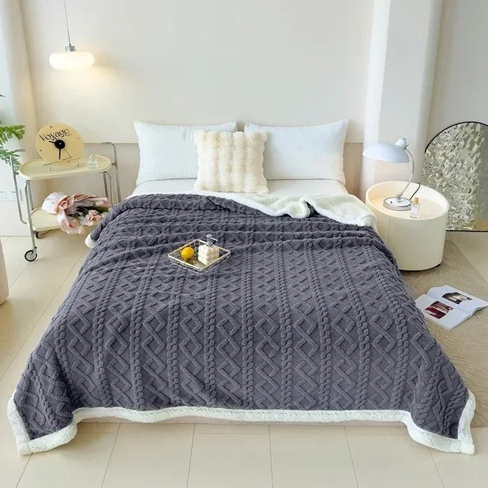 LuxeBlend Soft Wool Blanket for Ultimate Comfort Anywhere