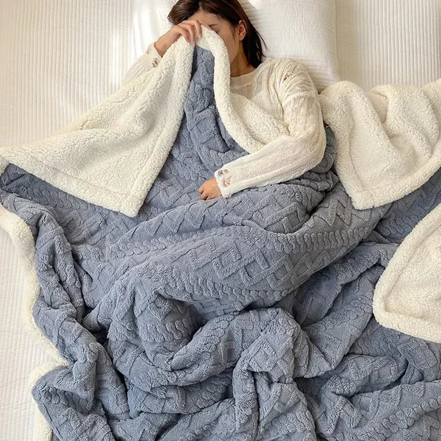 LuxeBlend Soft Wool Blanket for Ultimate Comfort Anywhere