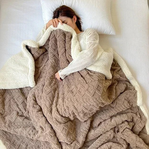 LuxeBlend Soft Wool Blanket for Ultimate Comfort Anywhere