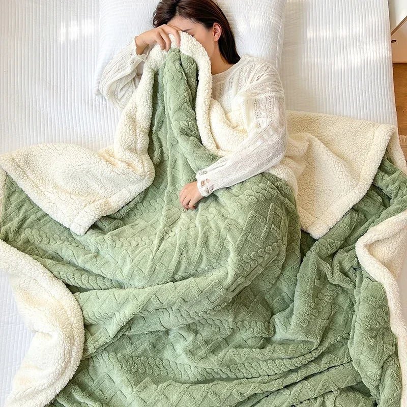 LuxeBlend Soft Wool Blanket for Ultimate Comfort Anywhere