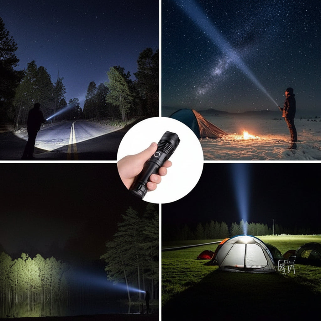 PowerBeam Rechargeable Tactical LED Flashlight