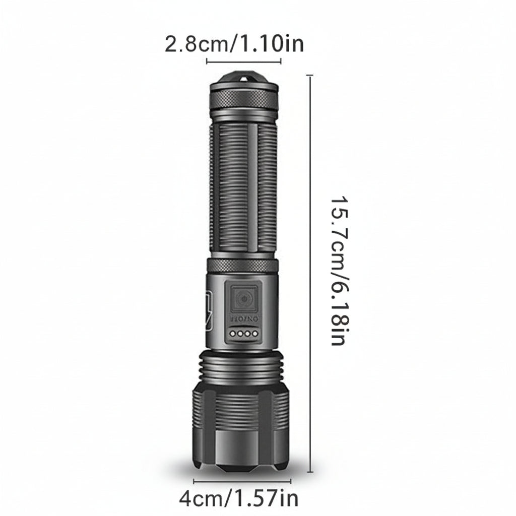 PowerBeam Rechargeable Tactical LED Flashlight