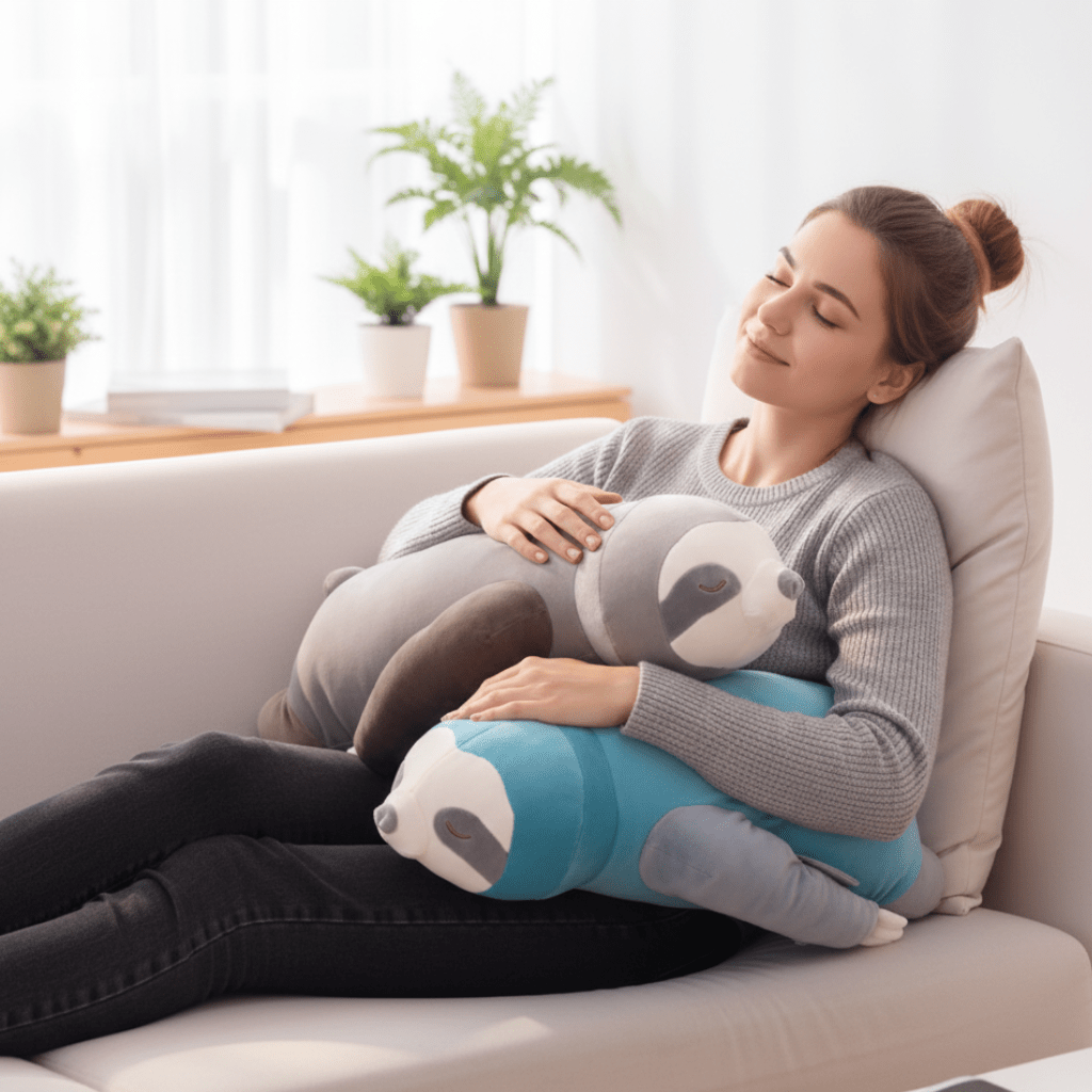 CozyHug Giant Sloth Plush Toy for Ultimate Relaxation