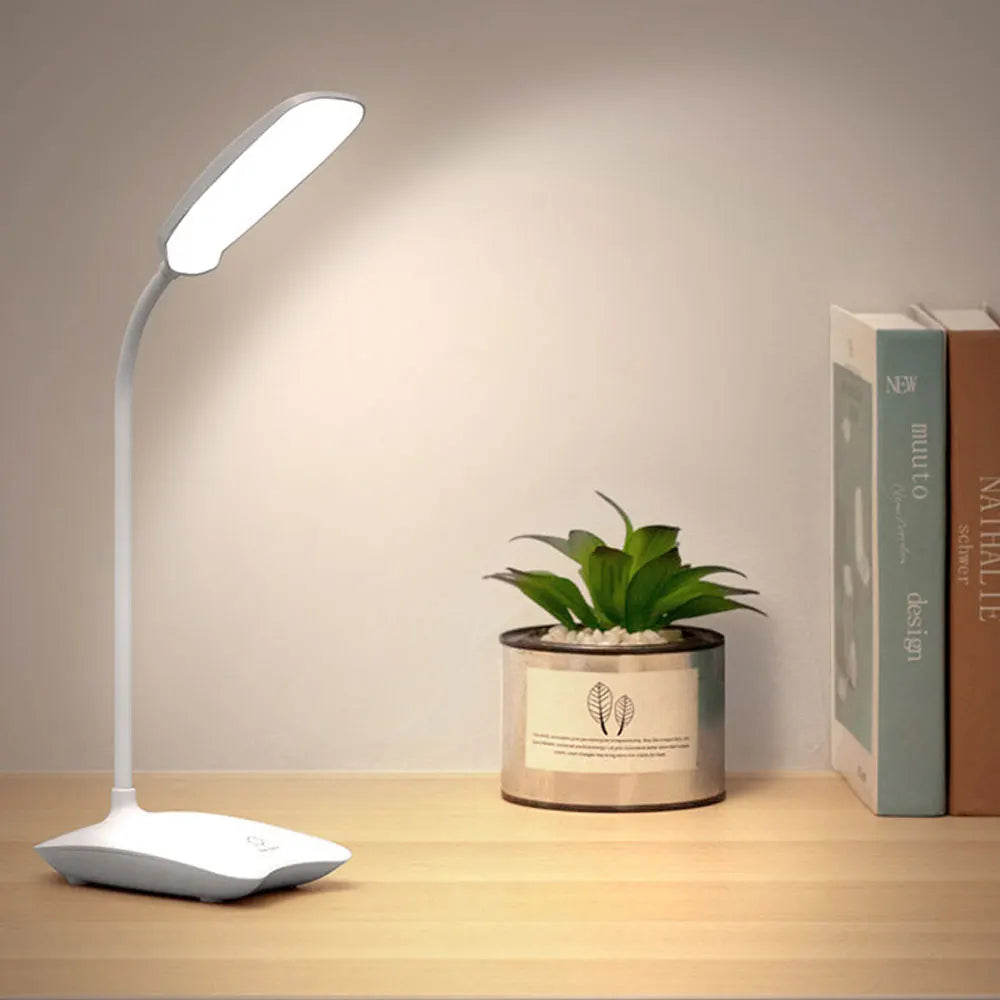 Flexible Neck LED Table Lamp – Dimmable and Eye-Friendly