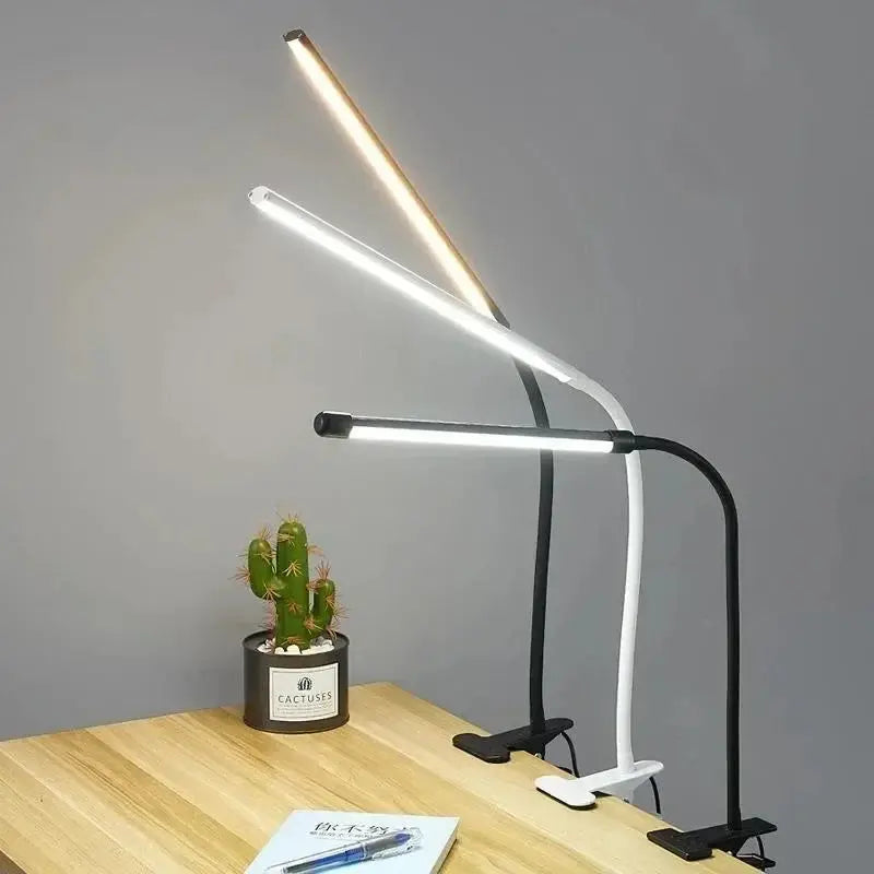 Adjustable LED Clip Lamp with Flexible Gooseneck