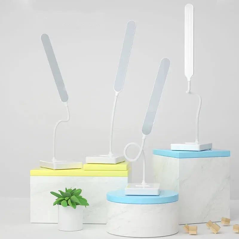 Smart LED Desk Lamp with Touch Control & USB Charger