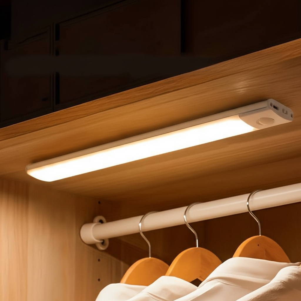 Stick-On Rechargeable LED Motion Light for Home Safety