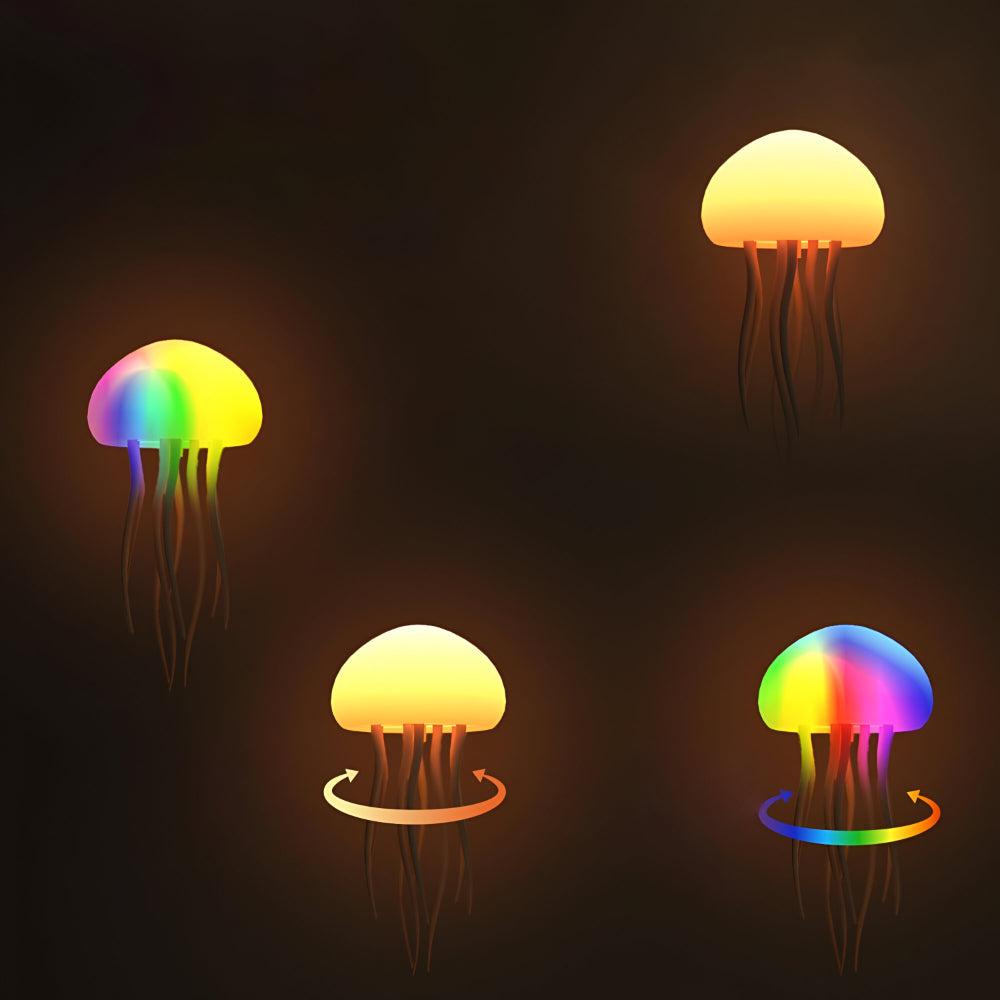 Serene Ocean Glow: LED Jellyfish Lamp for Relaxing Ambiance