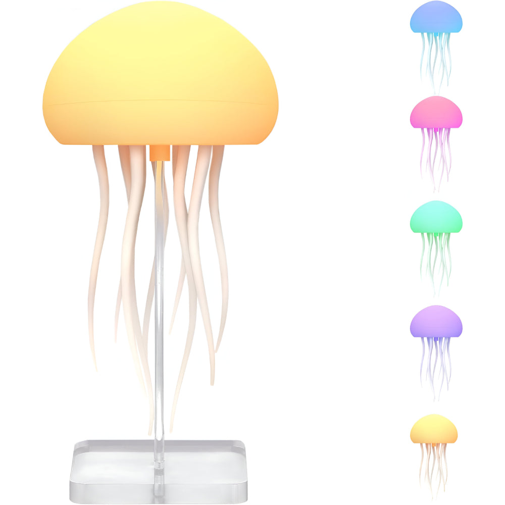 Serene Ocean Glow: LED Jellyfish Lamp for Relaxing Ambiance