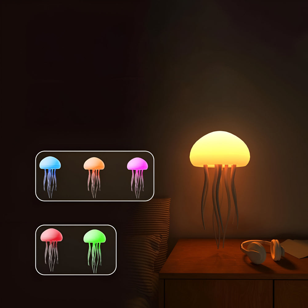 Serene Ocean Glow: LED Jellyfish Lamp for Relaxing Ambiance