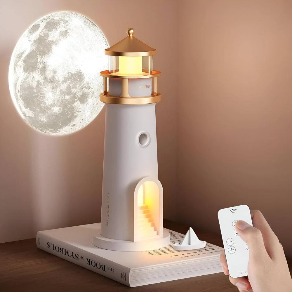 Coastal Dream LED Projector Night Light for Tranquil Spaces