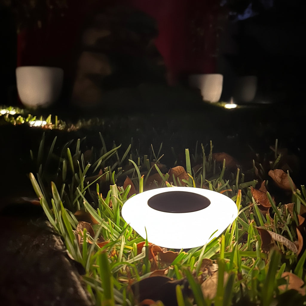 All-Weather Solar-Powered LED Pathway Lights for Your Yard