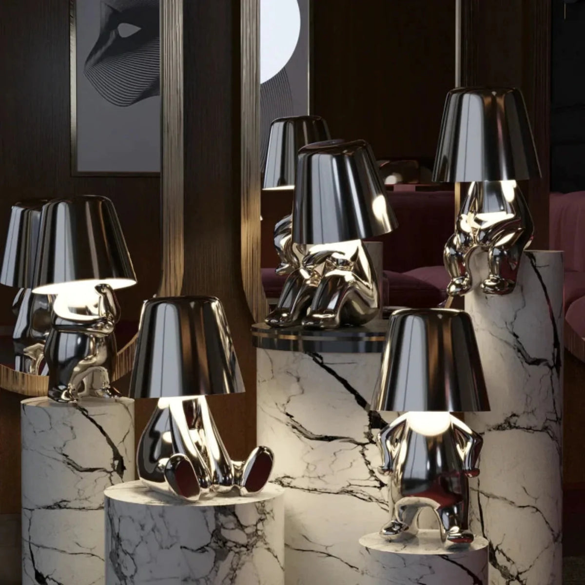 Chic LED Mood Lamp with Adjustable Brightness