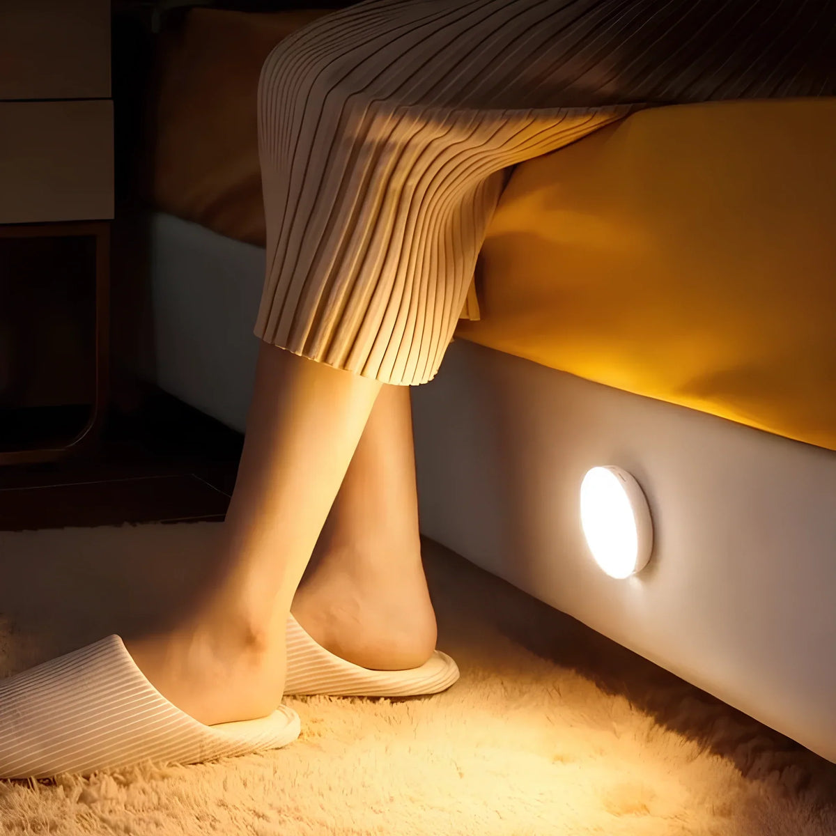Smart LED Motion-Activated Lamp with USB Charging