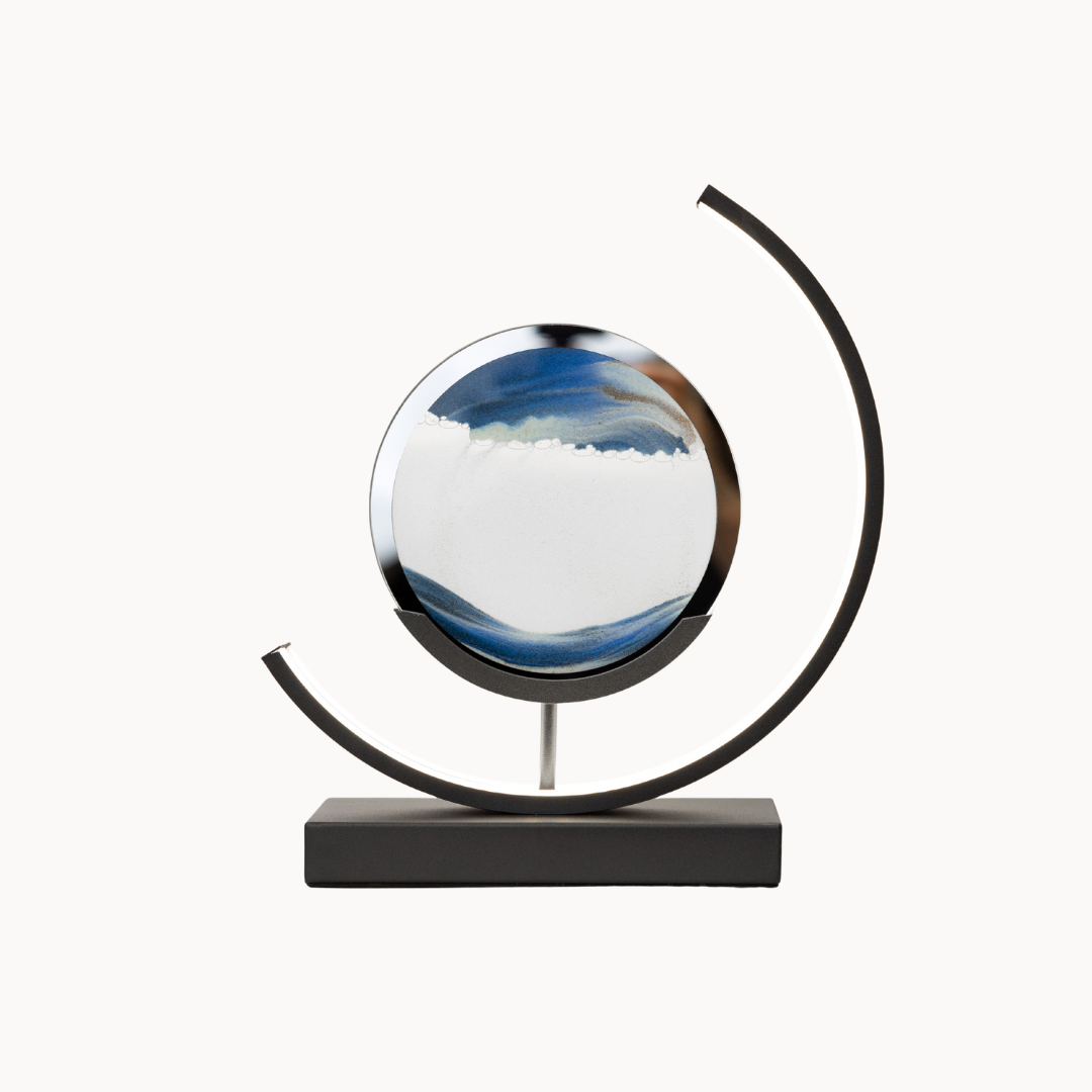 Illuminated Sand Art Table Lamp – Adjustable Brightness & Colors