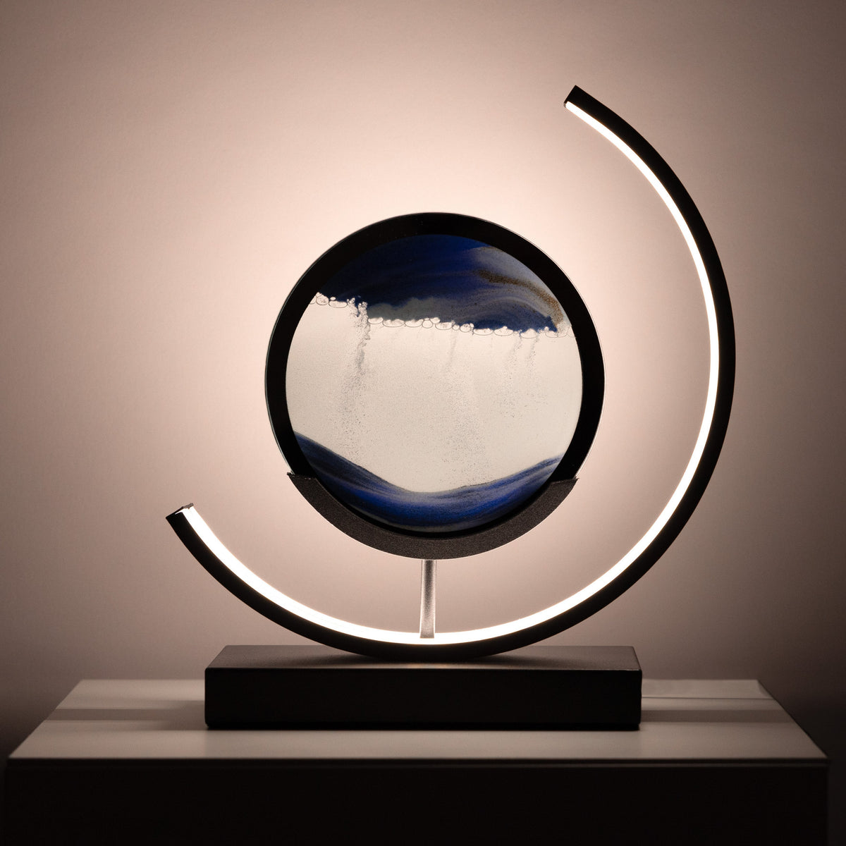 Illuminated Sand Art Table Lamp – Adjustable Brightness & Colors