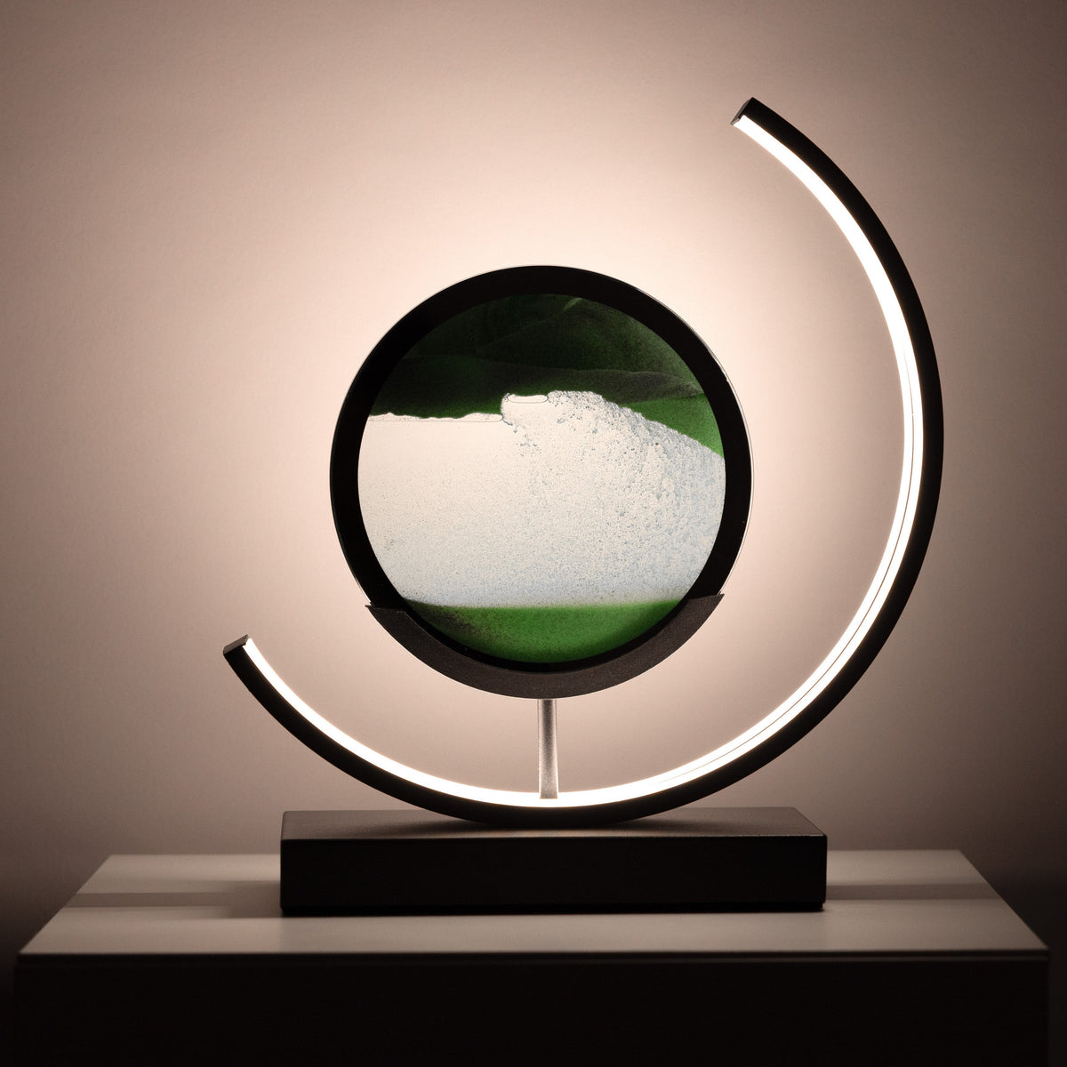 Illuminated Sand Art Table Lamp – Adjustable Brightness & Colors