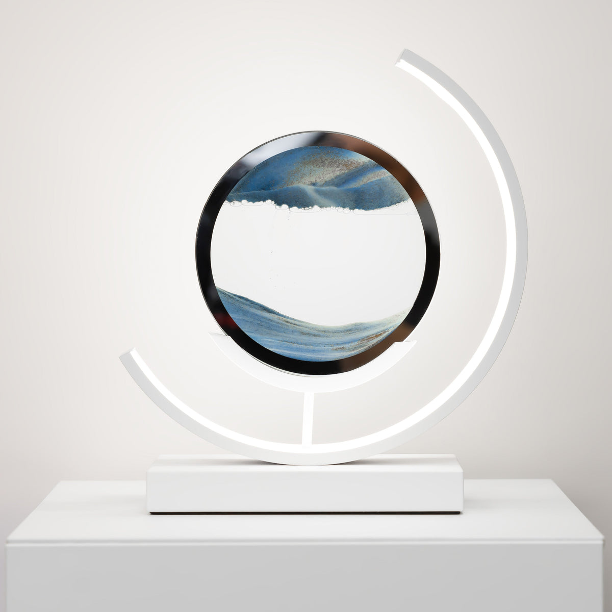 Illuminated Sand Art Table Lamp – Adjustable Brightness & Colors