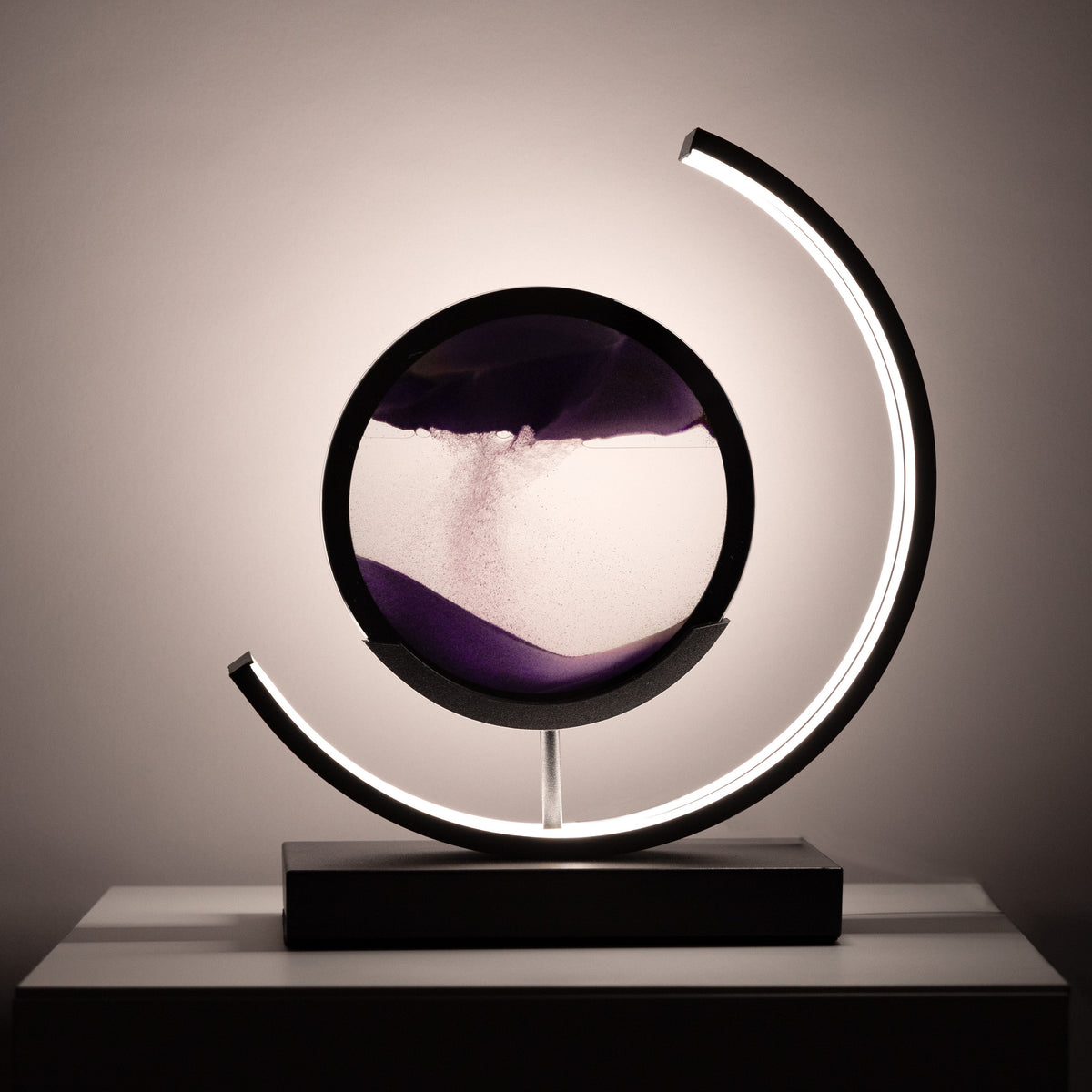 Illuminated Sand Art Table Lamp – Adjustable Brightness & Colors