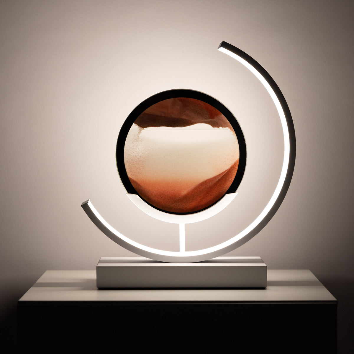 Illuminated Sand Art Table Lamp – Adjustable Brightness & Colors