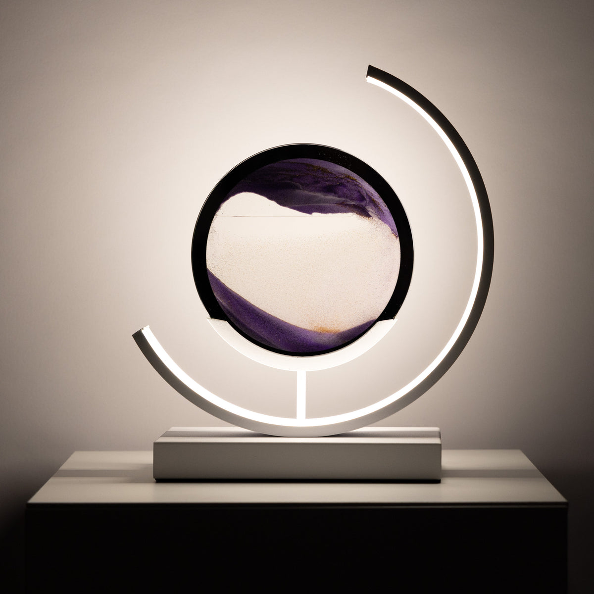 Illuminated Sand Art Table Lamp – Adjustable Brightness & Colors