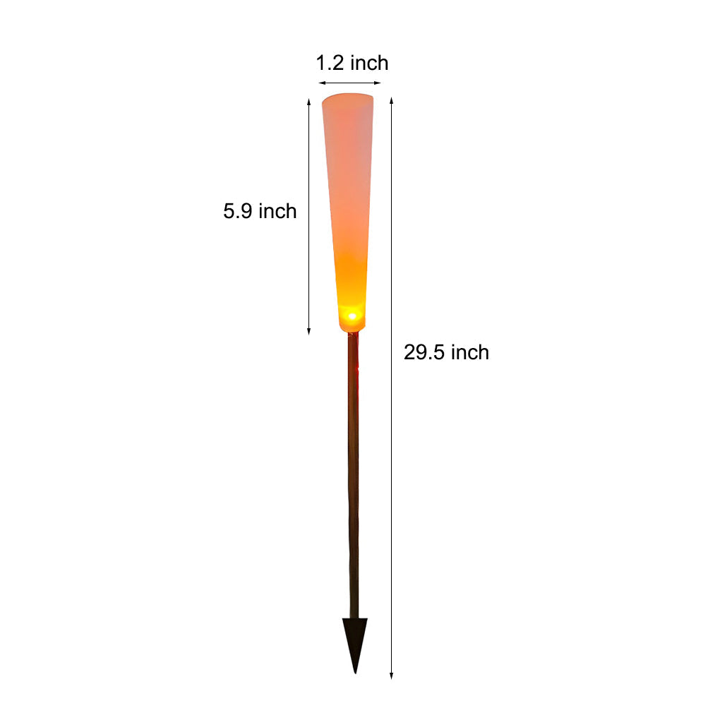 10pcs Waterproof Acrylic Frosted Taavita Outdoor Lawn Stick Lights Lamp