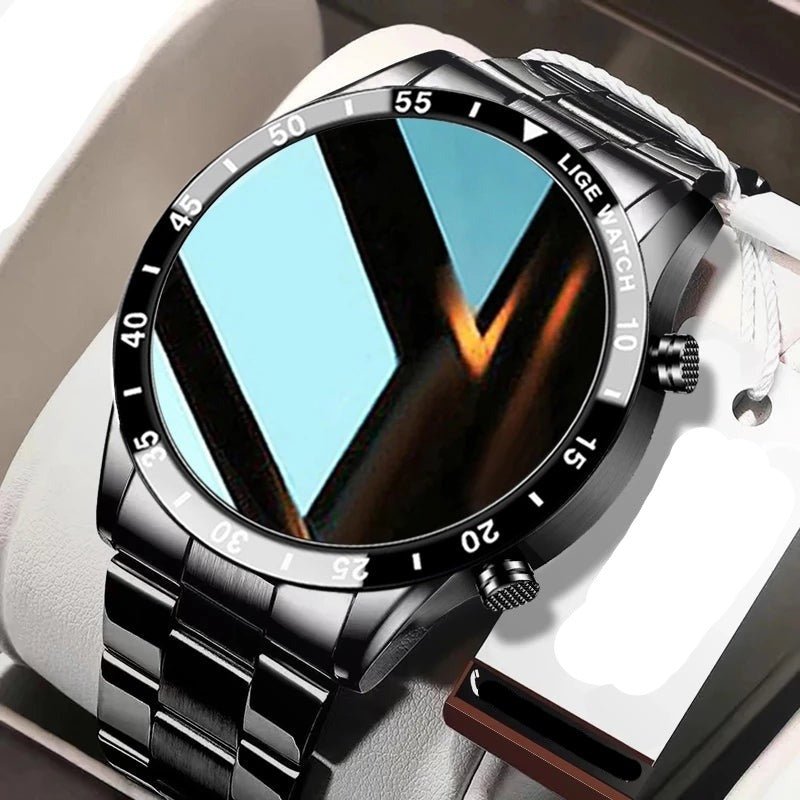 ElegancePro Bluetooth Smartwatch with Touchscreen Display