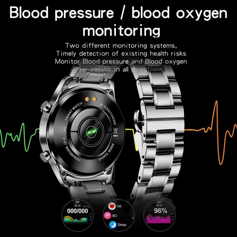 ElegancePro Bluetooth Smartwatch with Touchscreen Display