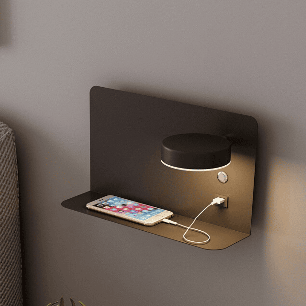AuraBeam USB LED Wall Light with Three Color Settings