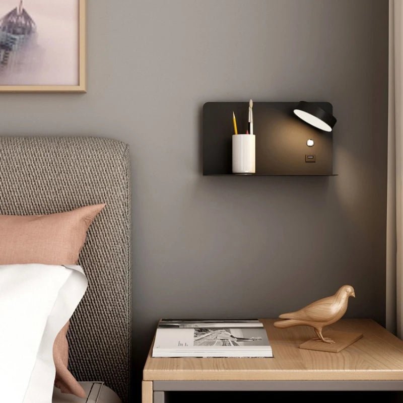 AuraBeam USB LED Wall Light with Three Color Settings