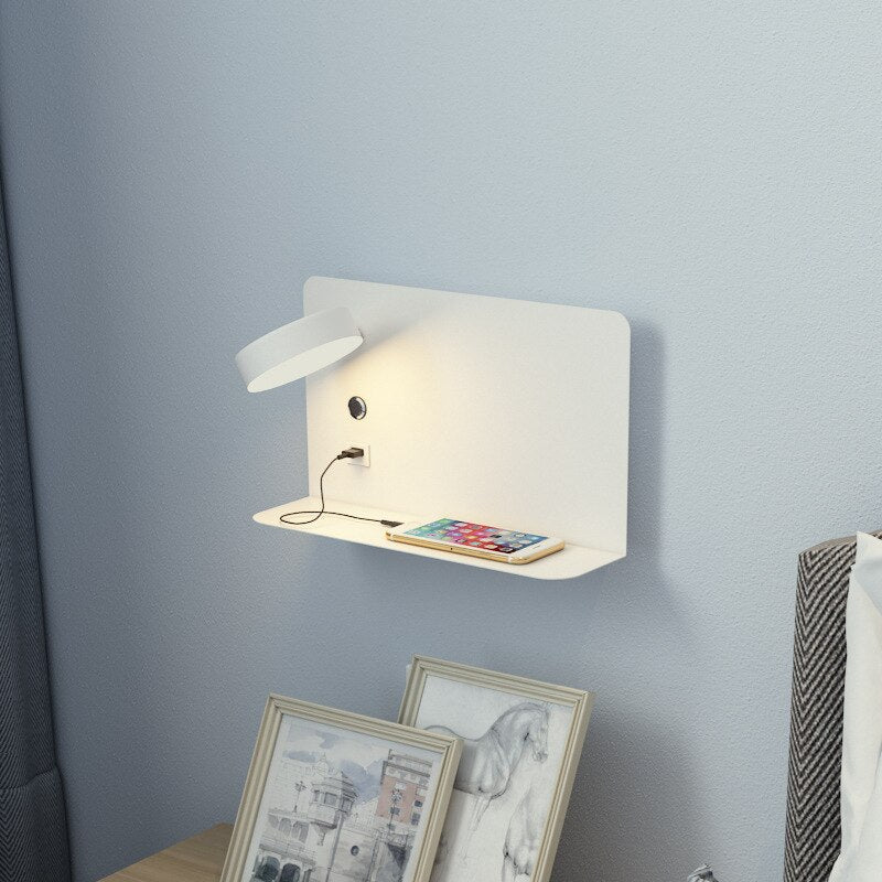 AuraBeam USB LED Wall Light with Three Color Settings